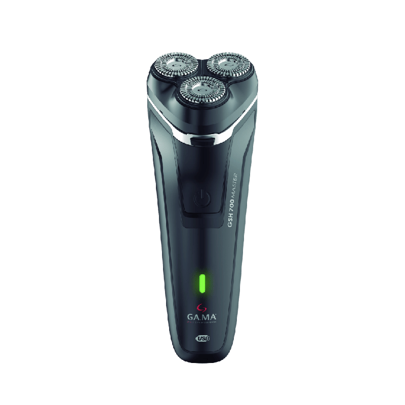 Rasoio gama gsh master 700 professionale 3 lame usb nero [gm0612]