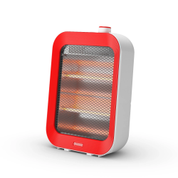 Stufa infrarossi olimpia splendid quarzia slim r 800w rosso [99194