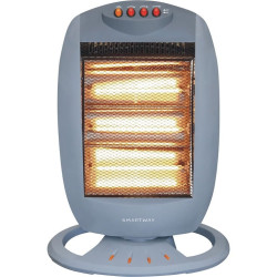 Stufa elettrica smartway wfhh19o alogena 1200w bianco [wfhh19o]