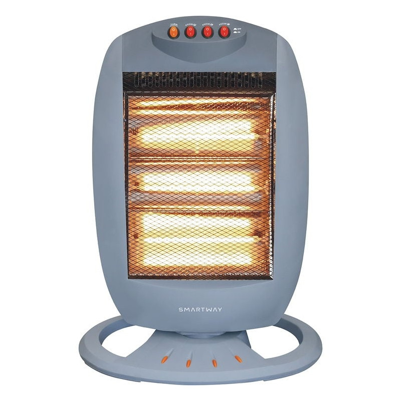 Stufa elettrica smartway wfhh19o alogena 1200w bianco [wfhh19o]