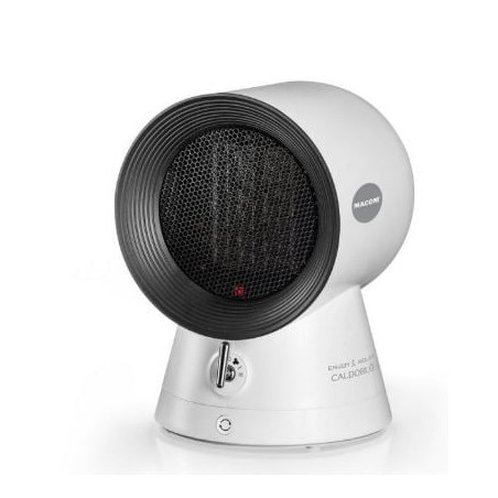 Termoventilatore macom caldoblo' 1500w nero/bianco [932]