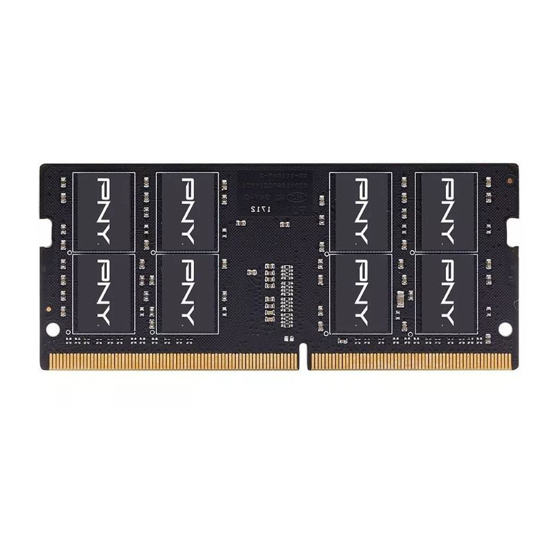 Ram sodimm ddr4 8gb pny 3200mhz cl22 1.2v nero [sbpny4g083200sb]