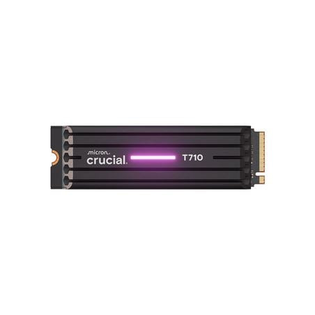 Ssd 4tb crucial t710 pcie 5.0 x4 m.2 2280 con dissipatore di calore