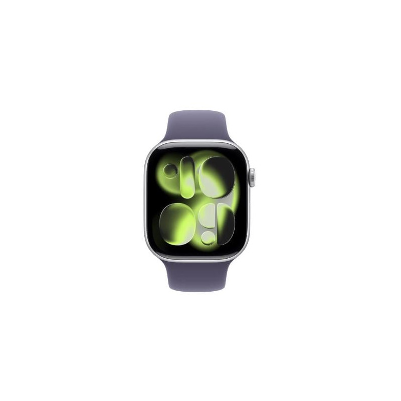 Smartwach apple watch serie 11 46mm argento/viola nebbia [mev94zr/a]