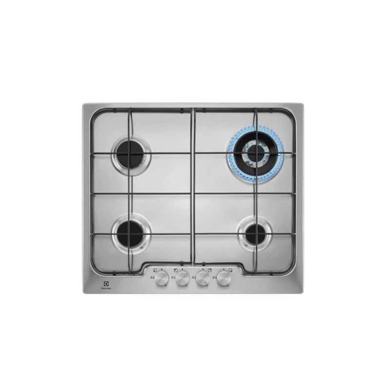 Piano cottura electrolux px640uv a gas con 4 fuochi acciaio inossidabile