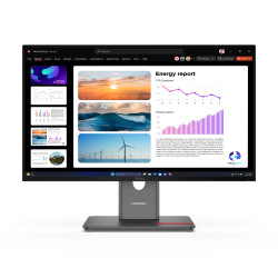 Monitor led 23.8'' lenovo thinkvision p24q-40 quad hd