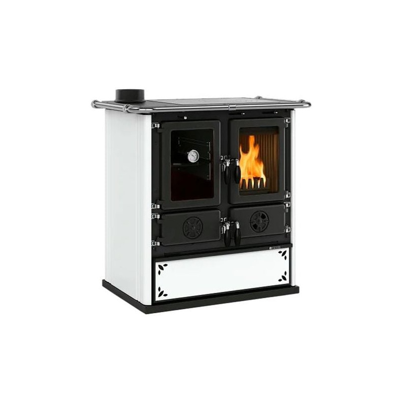 Cucina a legna la nordica 3003981 rosetta sinistra 5.0 vst.16 steel