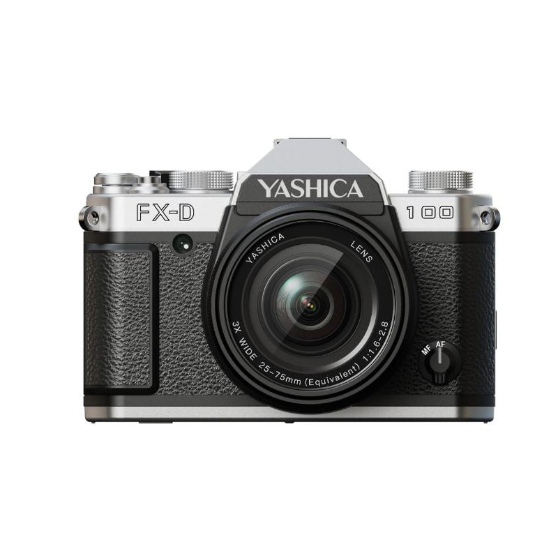 Fotocamera digitale yashica fx-d 100 13mp argento