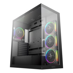 Case deepcool cg580 4f v2 midi tower atx nero [r-cg580-bkada4-g-2]