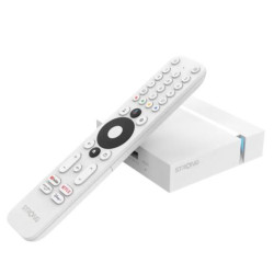 Streaming box strong leaps3v2 google tv box 4k chromecast bianco