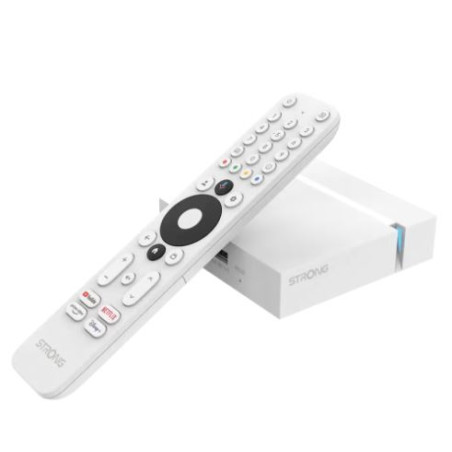 Streaming box strong leaps3v2 google tv box 4k chromecast bianco
