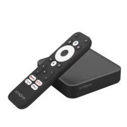Streaming box strong leaps3pro google tv box 4k uhd wifi nero [leaps3pro]