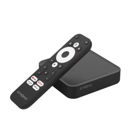 Streaming box strong leaps3pro google tv box 4k uhd wifi nero [leaps3pro]