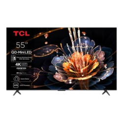 Tv qd-mini led 55'' tcl 55c69ks 4k uhd 3840x2160p smart
