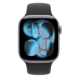 Smartwach apple watch serie 11 42mm grigio siderale/nero [meqw4qla]