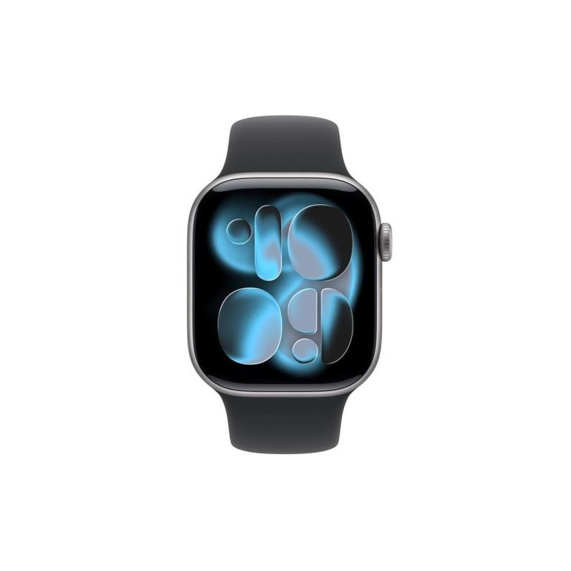 Smartwach apple watch serie 11 42mm grigio siderale/nero [meqw4qla]