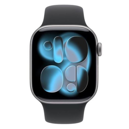 Smartwach apple watch serie 11 42mm grigio siderale/nero [meqw4qla]