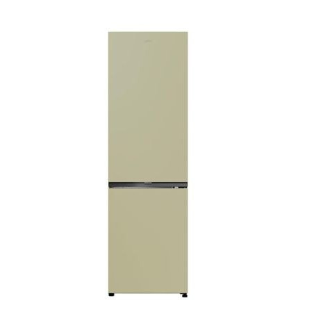 Frigorifero candy cncq2t518ec retro combinato 279l classe e crema