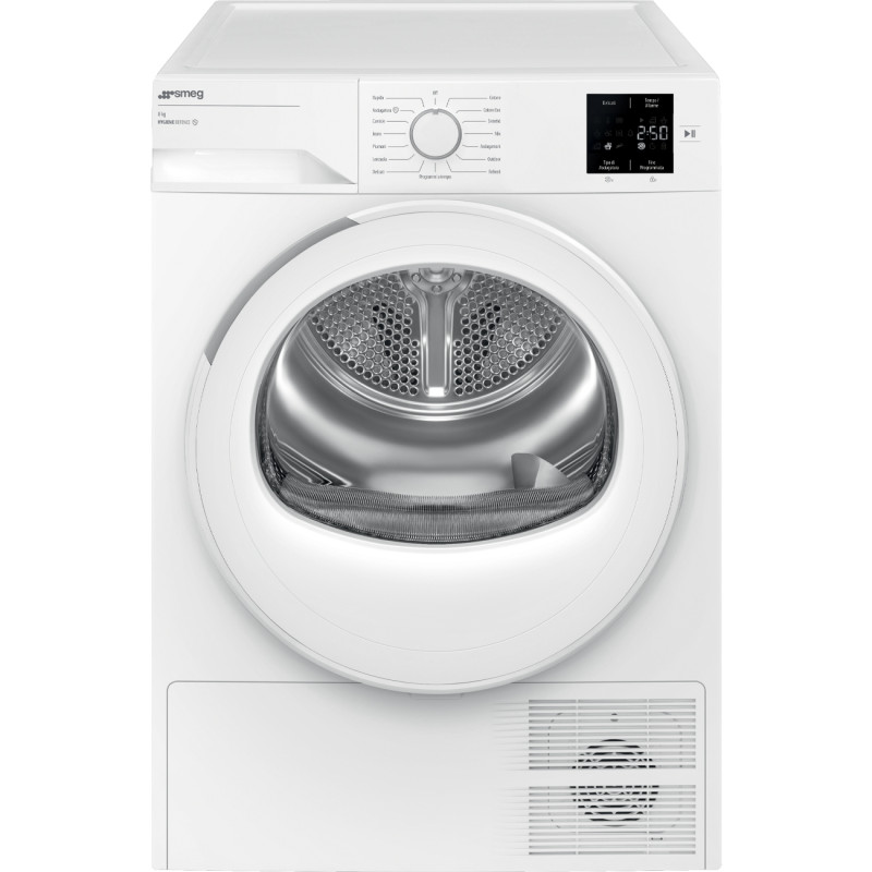 Asciugatrice smeg drc08ee 8kg classe e bianco [drc08ee]