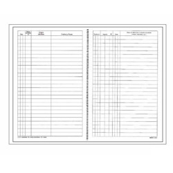 Scadenziario edipro spiralato 24x17cm effetti passivi 36fg e4033