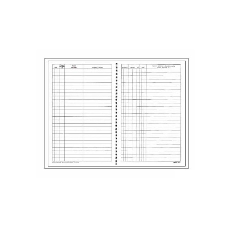 Scadenziario edipro spiralato 24x17cm effetti passivi 36fg e4033