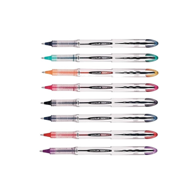 Roller uni-ball vision elite ub200 fine 0.8mm rosso pz: 12 [mub200r]