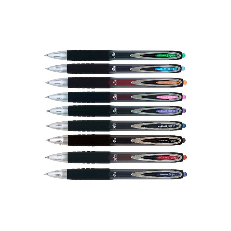 Penna sfera scatto uni-ball signo blu 0.7mm um207 osama [mum207b]