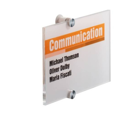 Targa per porte/pareti crystal sign 210x148mm durable [4823-19]