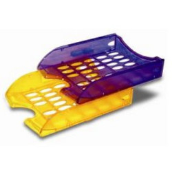 Portacorrispondenza fellowes blu trasparente [e040trb]