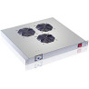 Ventole per rack 19'' 3 ventole con termostato grigio