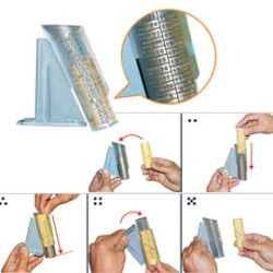 Portamonete holenburg set 8 tubi per separa monete cm018/cm020 [3363t]
