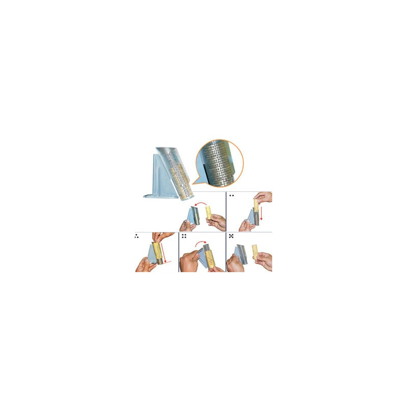 Portamonete holenburg set 8 tubi per separa monete cm018/cm020 [3363t]