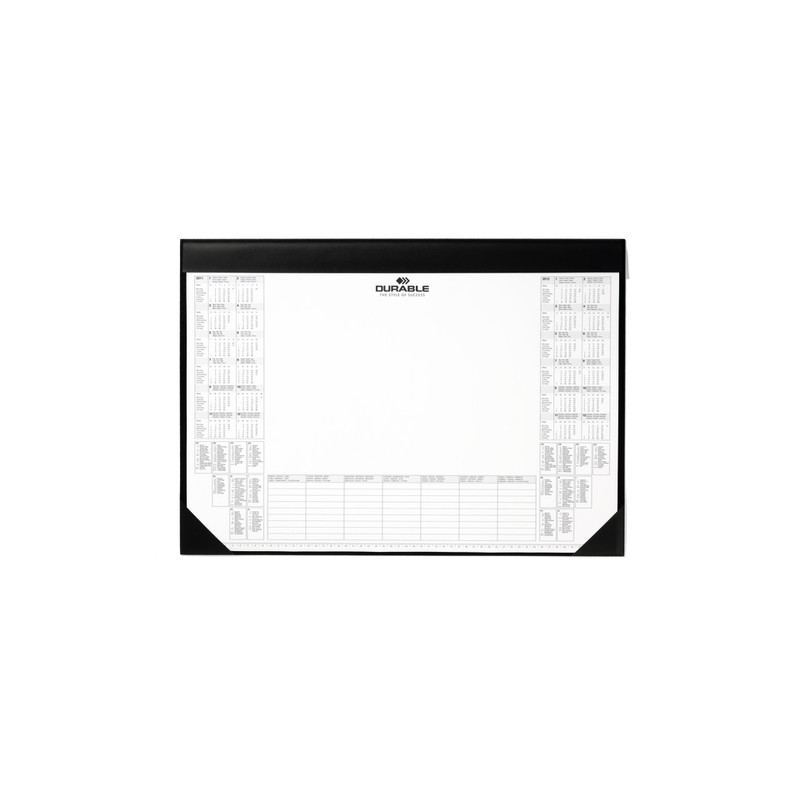 Sottomano durable con 25 fogli con calendario biannuale 59x42cm [7291-01]