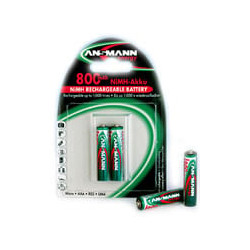Pila ricaricabile ansmann 2 pz. maxe nimh aa stilo 800 mah [5030902]