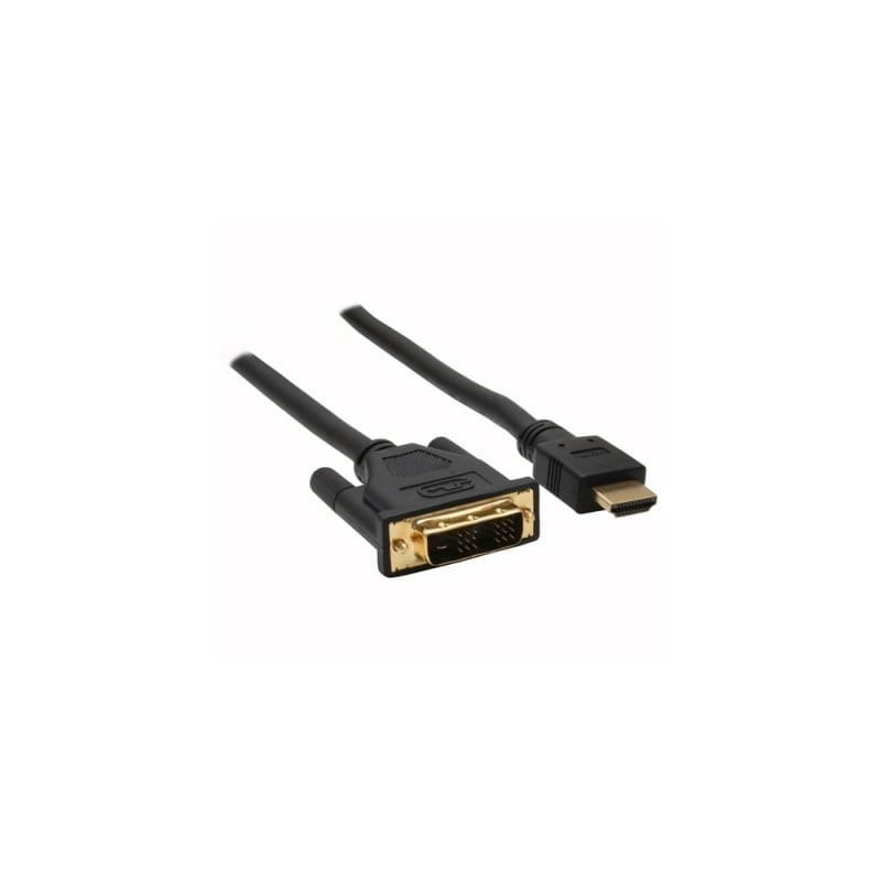 Cavo hdmi inline hdmi dvi 18+1 2.0 m nero