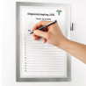 Cornice magnetica duraframe note a4 21x29,7cm argento durable [4993-23]