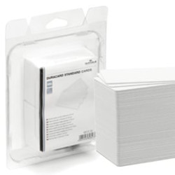 100 tessere bianche 0,76mm x duracard id300 durable [8915-02]