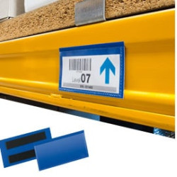 50 buste identificazione magnetiche 150x67mm art.1742 durable [1742-07]