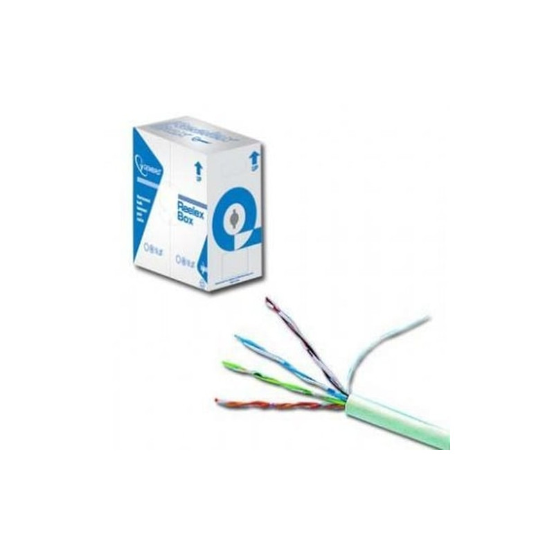 Cavo di rete in matassa gembird upc-5004e-sol 304.8m grigio