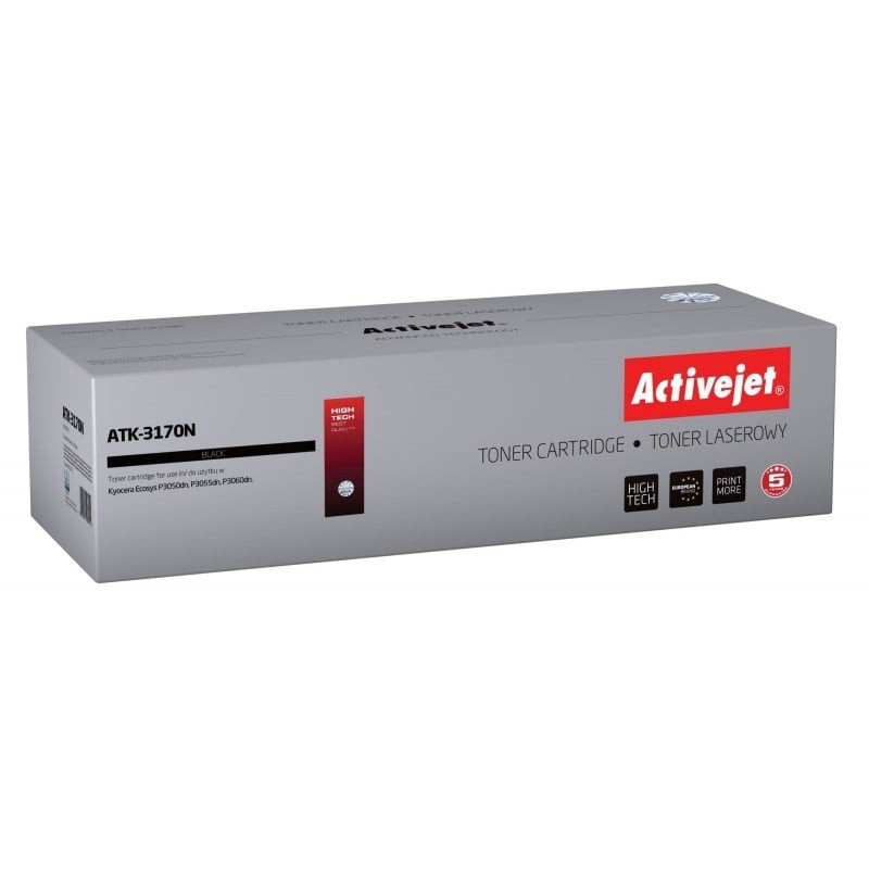 Toner activejet per kyocera tk-3170 15500pagine nero [atk-3170n]