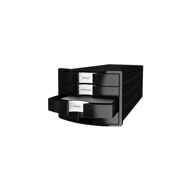 Han cassettiera impuls 2.0 1012-13 nero din a4, din c4 numero