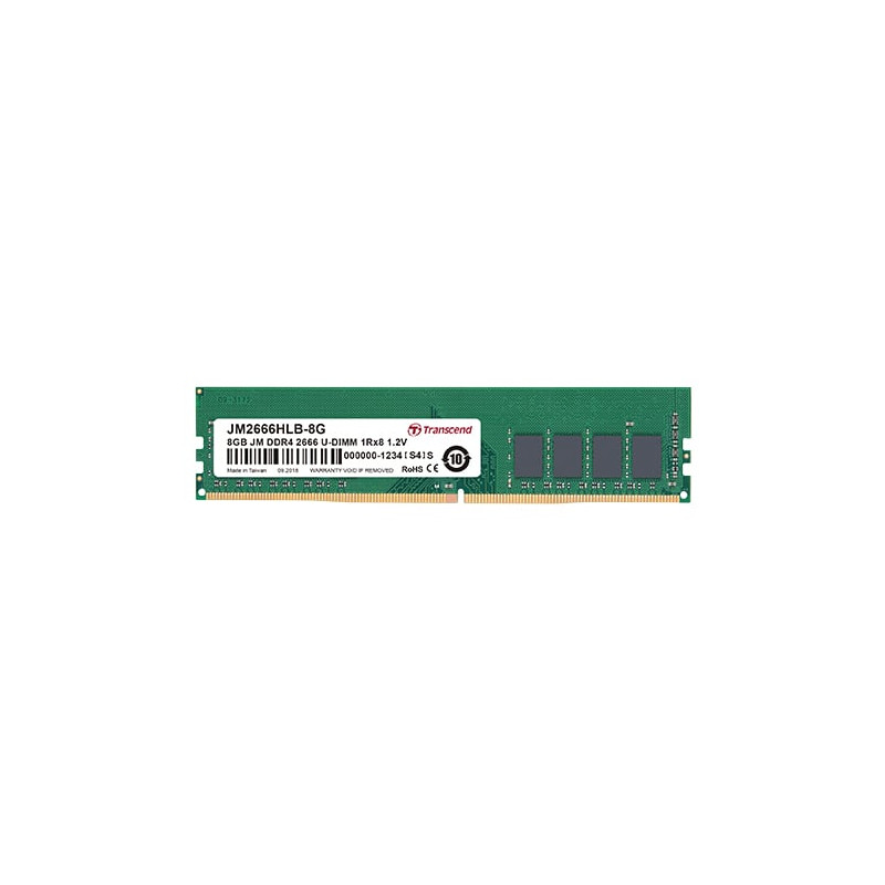 Ram dimm ddr4 8gb transcend 2666mhz 1.2v [jm2666hlb-8g]