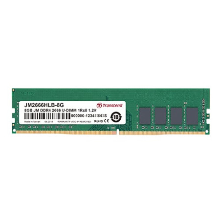 Ram dimm ddr4 8gb transcend 2666mhz 1.2v [jm2666hlb-8g]