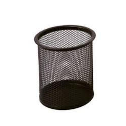 Portapenne viva 1610n in metallo traforato nero