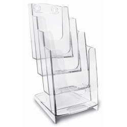 Portadepliant arda a4 banco/parete 4scom [70a64]