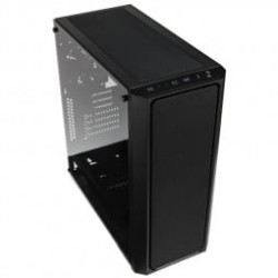 Case raijintek ponos ms midi-tower vetro temperato mesh nero
