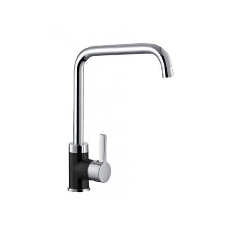 Rubinetto cucina pyramis silvio duo nero [090929538]