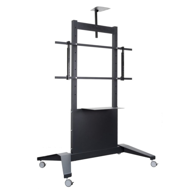 Supporto tv nilox per schermi 55-100" carrello regolabile