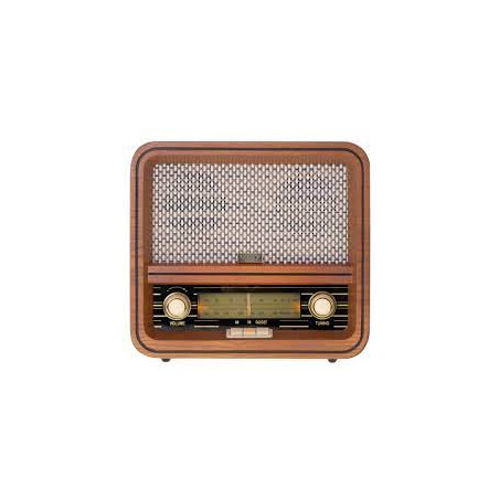 Radio retro' adler camry fm/usb/bluetooth in legno [cr 1188]