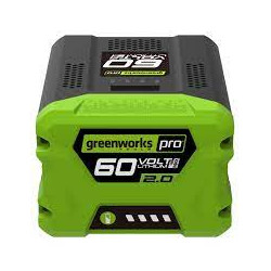 Batteria greenworks g60b2 2.0ah 60v nero/verde [pro g60b2]